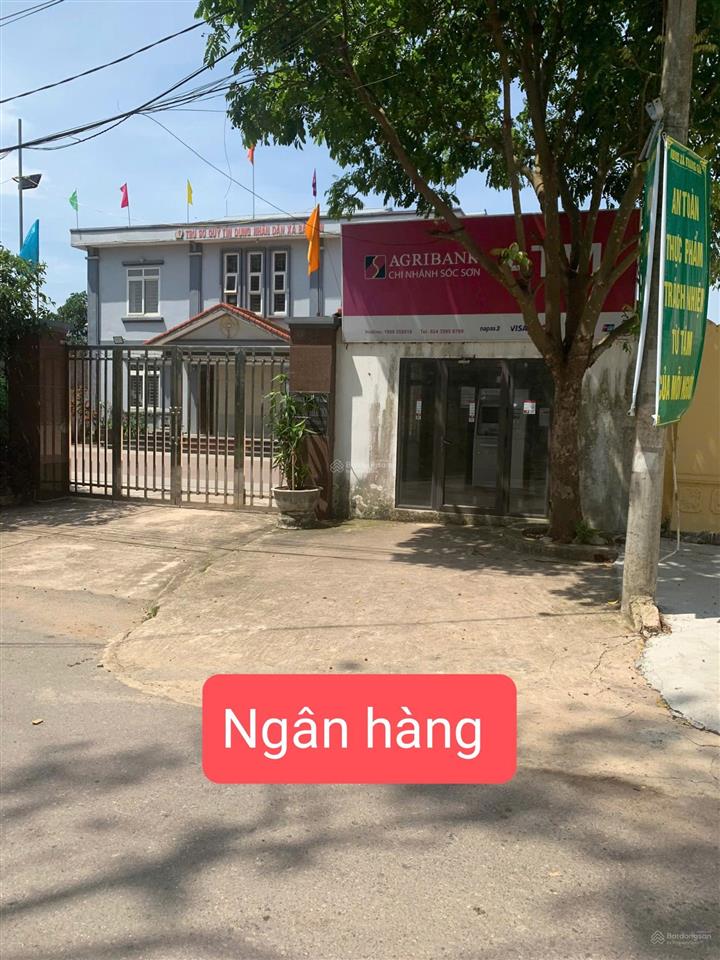 650 triệu 100m², full thổ cư, trục chính sóc sơn, hà nội, sẵn sổ đỏ