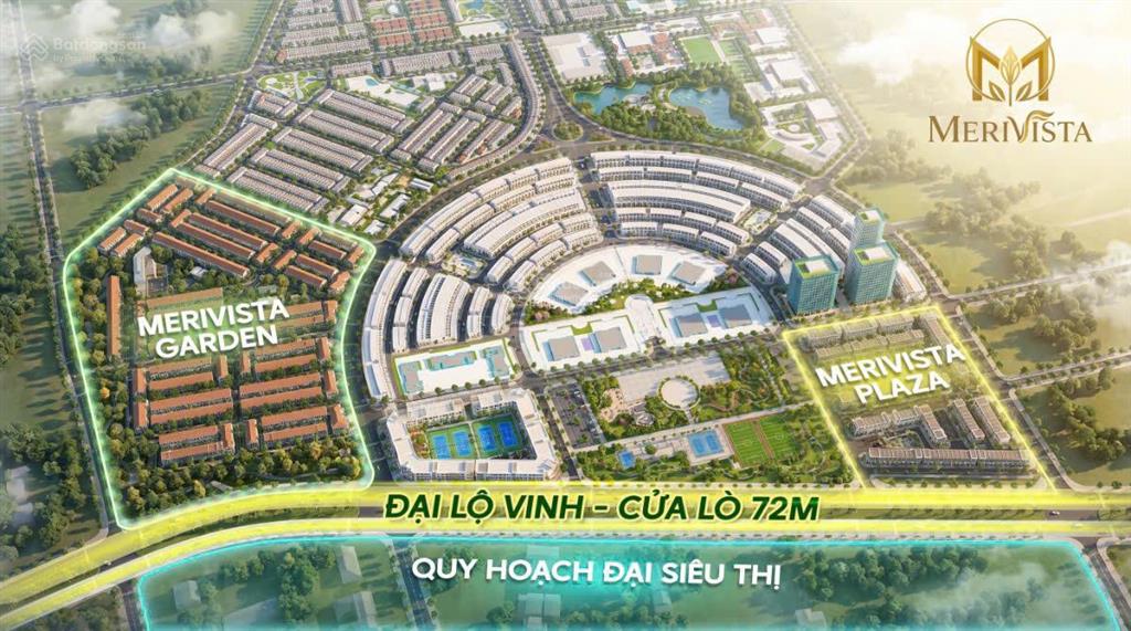 Merivista plaza shophouse đại lộ 72m