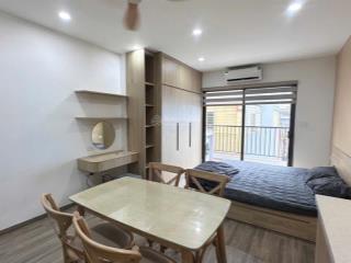 Studio trung kính ban công cực chill "full option" máy giặt sấy riêng, khoá từ riêng từng phòng