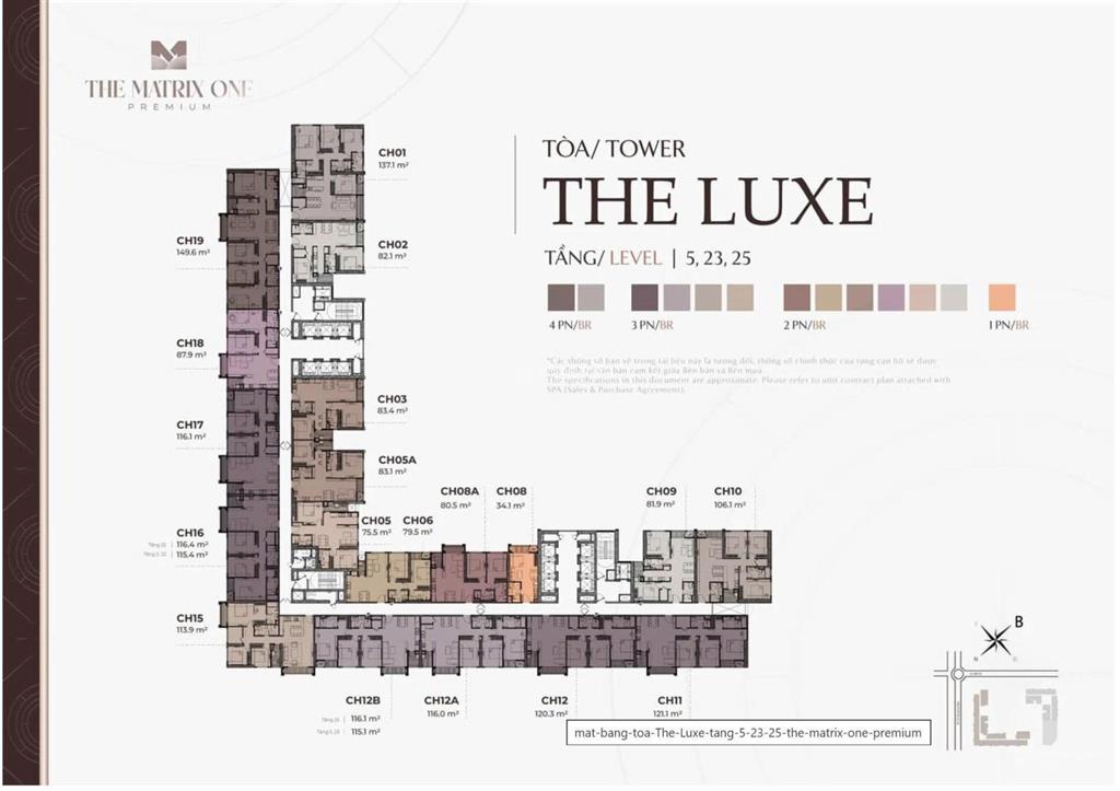 Siêu phẩm 2 ngủ m1.12b.06 dự án the matrixone, 79,5m, giá 11 tỷ.  0336 972 ***