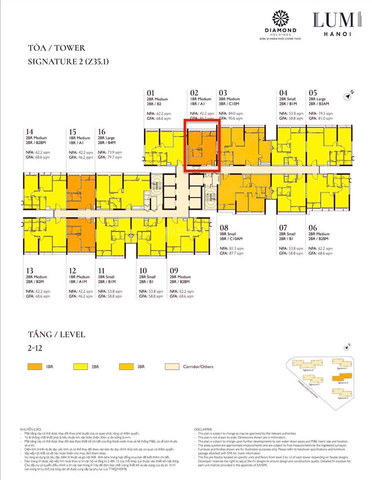 Căn 1pn 42m² view bể bơi tài chính nhỏ, lợi nhuận lớn, giá 3,8 tỷ.  0336 972 ***