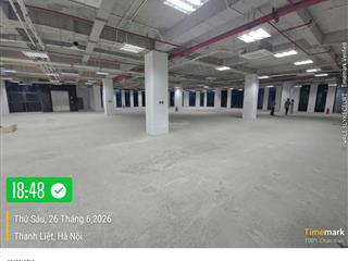 Cho thuê 950m2 tầng 2,3,4,5 cụm sản xuất làng nghề triều khúc, hà nội, pccc tự động 165 triệu/tháng