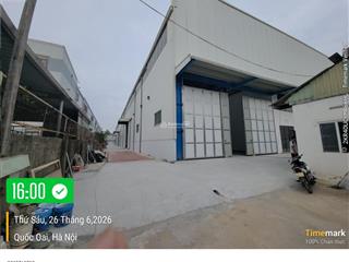 Cho thuê kho xưởng độc lập 3000m2 tại kcn thạch thất  quốc oai, pccc tự động, 400kva, 420 triệu