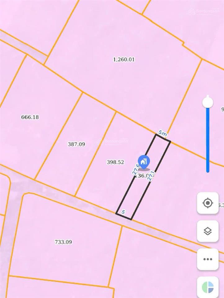 Hiếm  diện tích to  giá tiền bé  ngõ thông  ô tô
dt thực tế 136m2, giá bán 1.65 tỷ