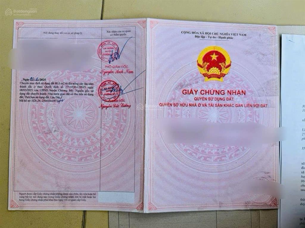 Chính chủ gửi bán lô đất đẹp tại văn sơn (hoàng văn thụ cũ), trần phú, hà nội.