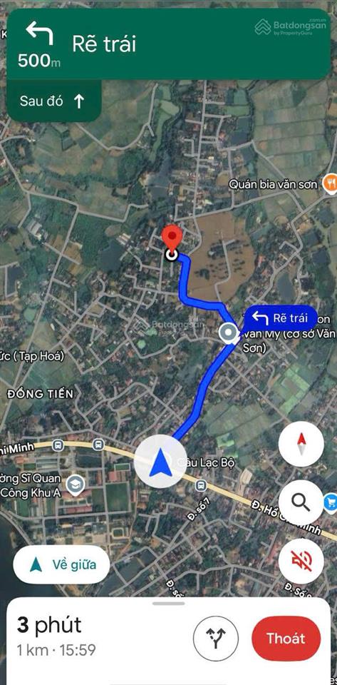 Chính chủ gửi bán lô đất đẹp tại văn sơn (hoàng văn thụ cũ), trần phú, hà nội.