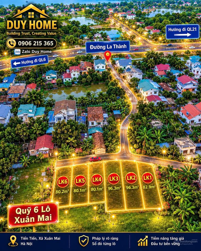 Chỉ từ 1.x tỷ sở hữu đất full thổ cư trung tâm xuân mai cơ hội không nên bỏ lỡ