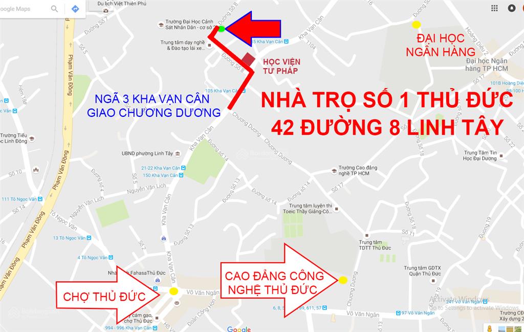 Nhà trọ máy lạnh 42 đường 8 linh tây, p linh xuân có gác, an ninh thoáng mát