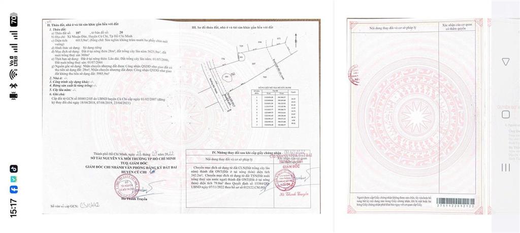 Bán đất tại đường bà thiên, nhuận đức, củ chi, 23 tỷ, 6013 m2, hàng hiếm giá ưu đãi