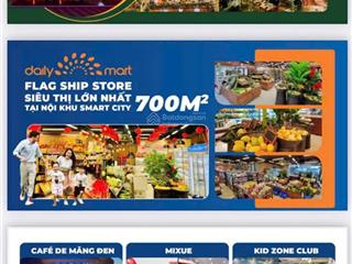 Hàng hiếm tại vinhomes smart city shophouse 170m² giữa các tòa cao tầng, kd sầm uất, chỉ 2x tỷ