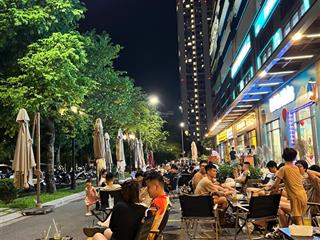 Mặt bằng hiếm tại phố đi bộ vinhomes smart city cơ hội kinh doanh lớn, 2 mặt thoáng, chỉ 1 triệu/m2