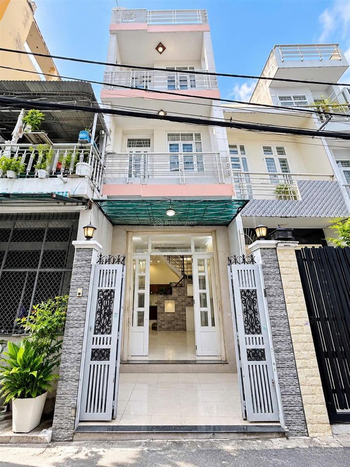 Bán nhà hẻm ô tô thông hồng lạc, tân bình, 4 tầng btct, sổ nở hậu, giá 6,95 tỷ