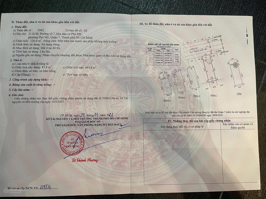 Bán nhà q. 7 tại 51 đường số 7, kdc phú mỹ vph, dt 126m2, giá 24 tỷ, có thang máy,  0901 424 ***