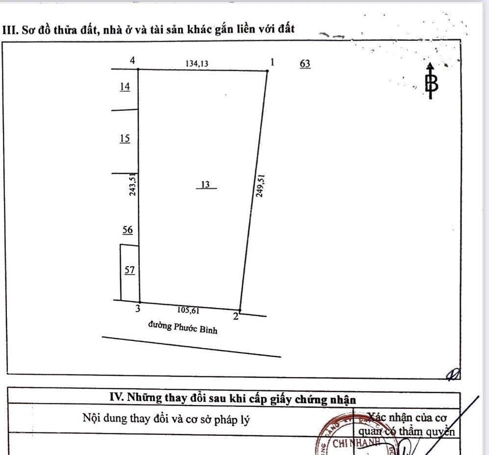 Chính chủ cần bán gần 2,95 hecta mặt tiền đường phước bình, long thành, đồng nai