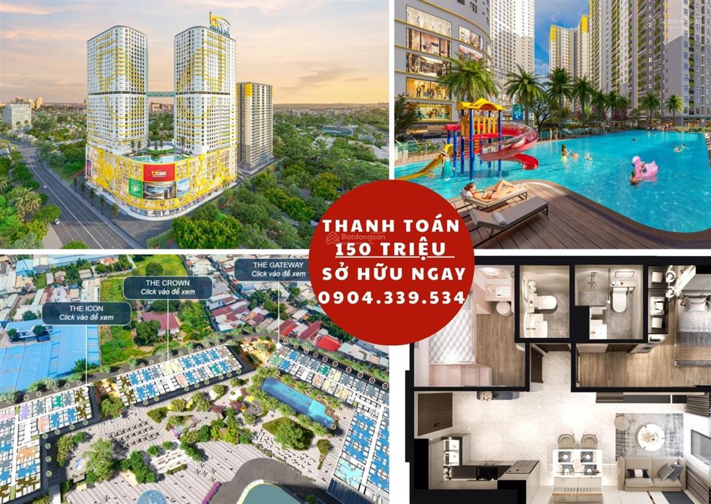 Hot! căn hộ bcons center city giá từ 2.9 tỷ/căn. ưu đãi lên đến 300tr/ căn