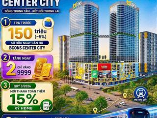 Hot!!giỏ hàng nội bộ căn tầng 10 view nội khu  thanh toán 150tr sở hữu căn 2pn  ck 2 chỉ vàng sjc