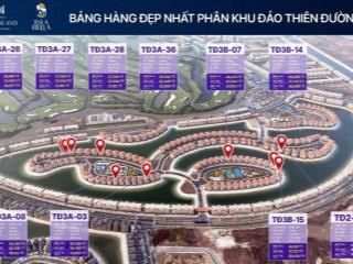 Bán căn vip đảo thiên đường  isla bella  200m2, giá cđt 16 tỷ  chiết khấu khủng 35%