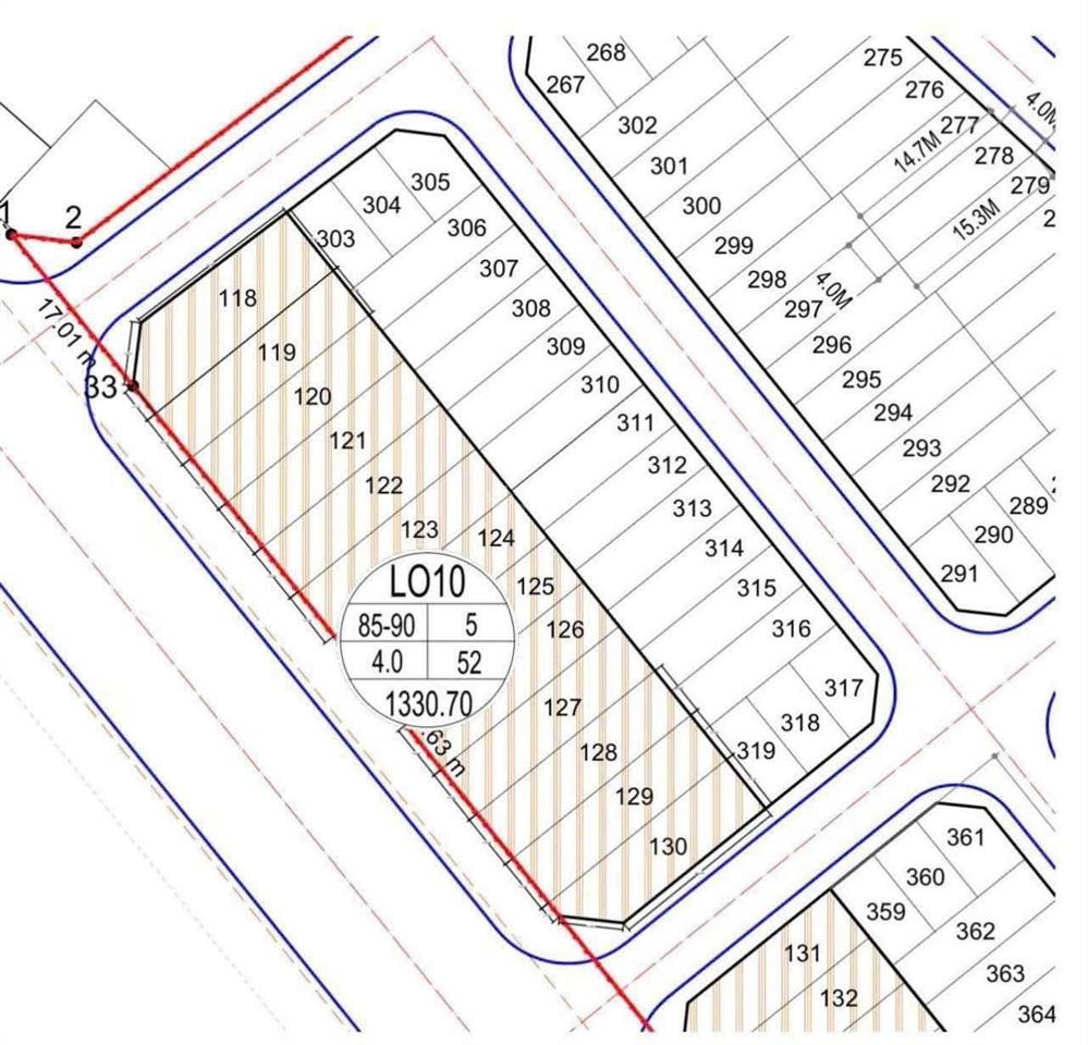Lô siêu vip 176m², mt 11m, đường 9m 47 lê lai  nq lõi trung tâm  gần công viên 120ha ven sông cấm