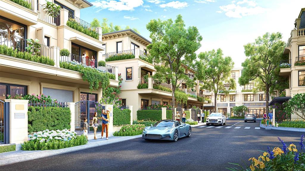 Căn ngoại giao đối diện vườn hoa 90m2 3t sol garden nam long mt 6m hơn 7tỷ đón cầu nguyễn trãi