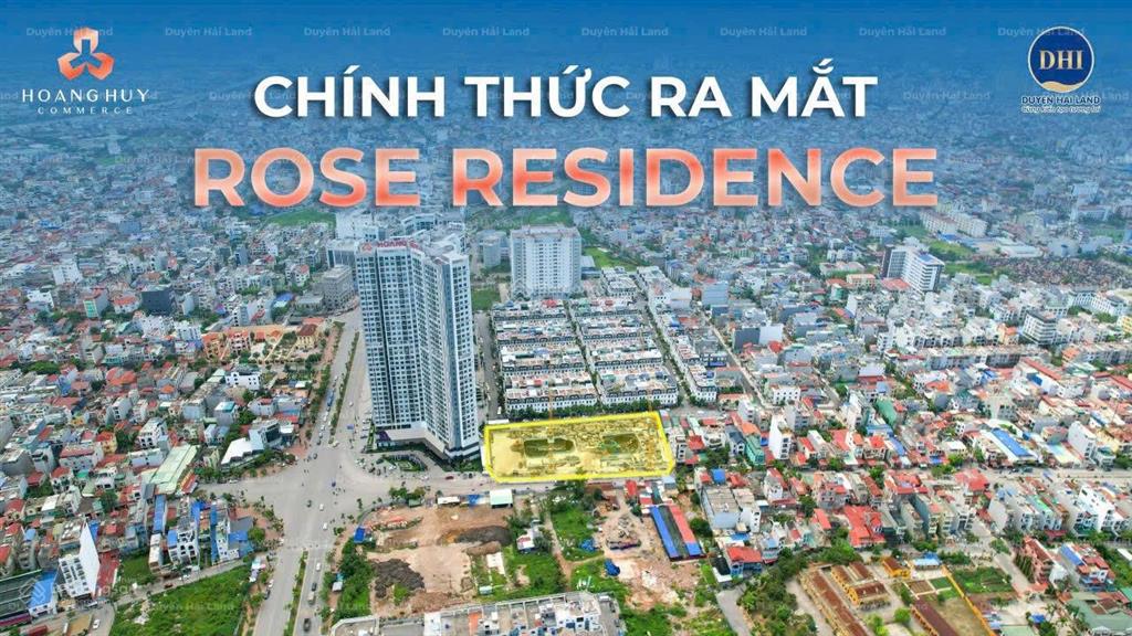 Vốn 1,3 tỷ căn 78m² 2,5pn 2wc hoàng huy rose residence chiết khấu 7% đối diện aeon mall hơn 3 tỷ