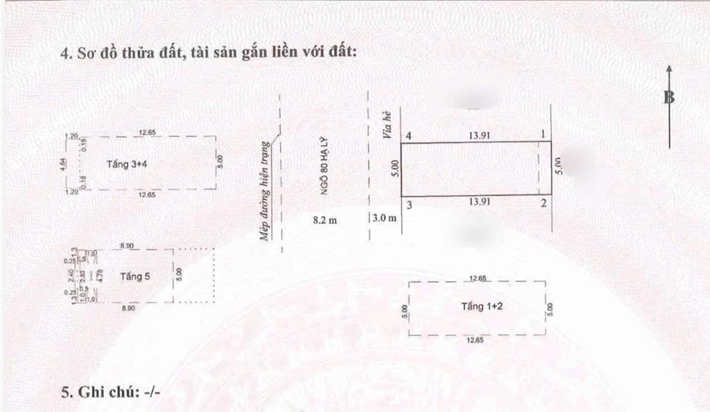 Bán căn 5 tầng 70m2 gần sôngđường 13mbằng lăng royal river city 80 hạ lý, thế lữ, hp  sẵn sổ