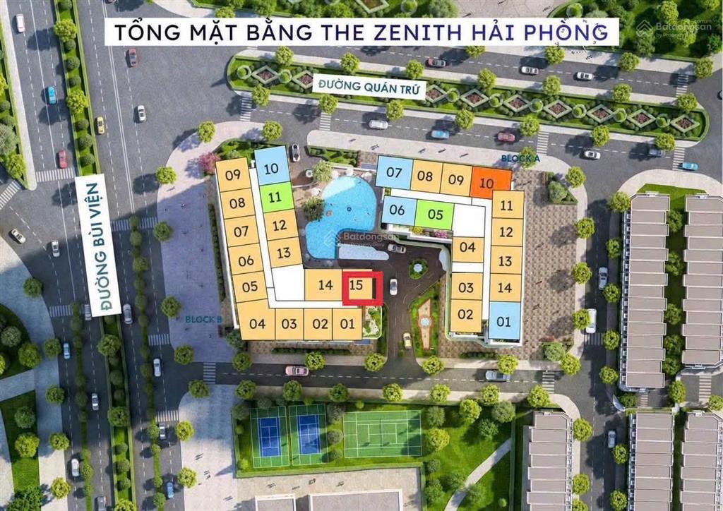 39% nhận nhà 1pn  45m2 tại the zenith view đẹp, tầng trung  ngay aeon mall, vành đai 2, cầu rào 3