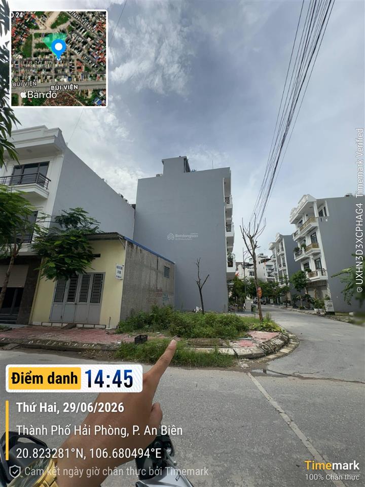 Lô góc hiếm 48m2  mt 5m  đường 14m tdc a51 hồ sen 5,099tỷ gần aeon mall, bến xe vĩnh niệm vinmex