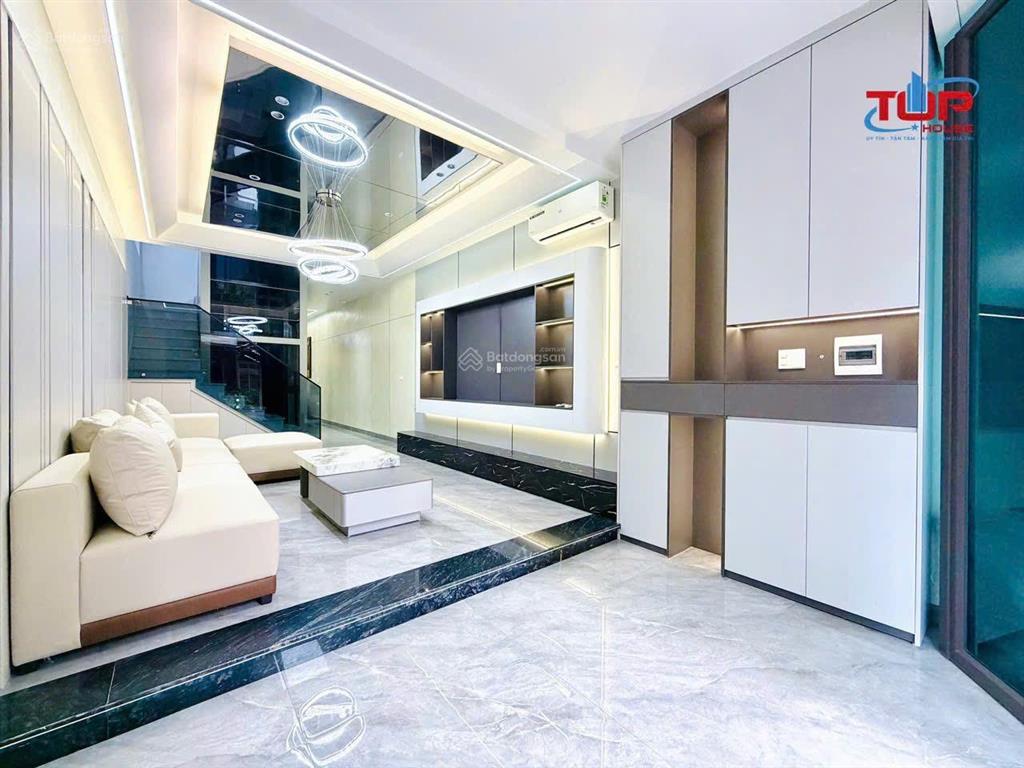 Nhà mới tinh full đồ thang máy 67m²  4 tầng ô tô tránh nhau lê lợi nq sau giáp ngõ