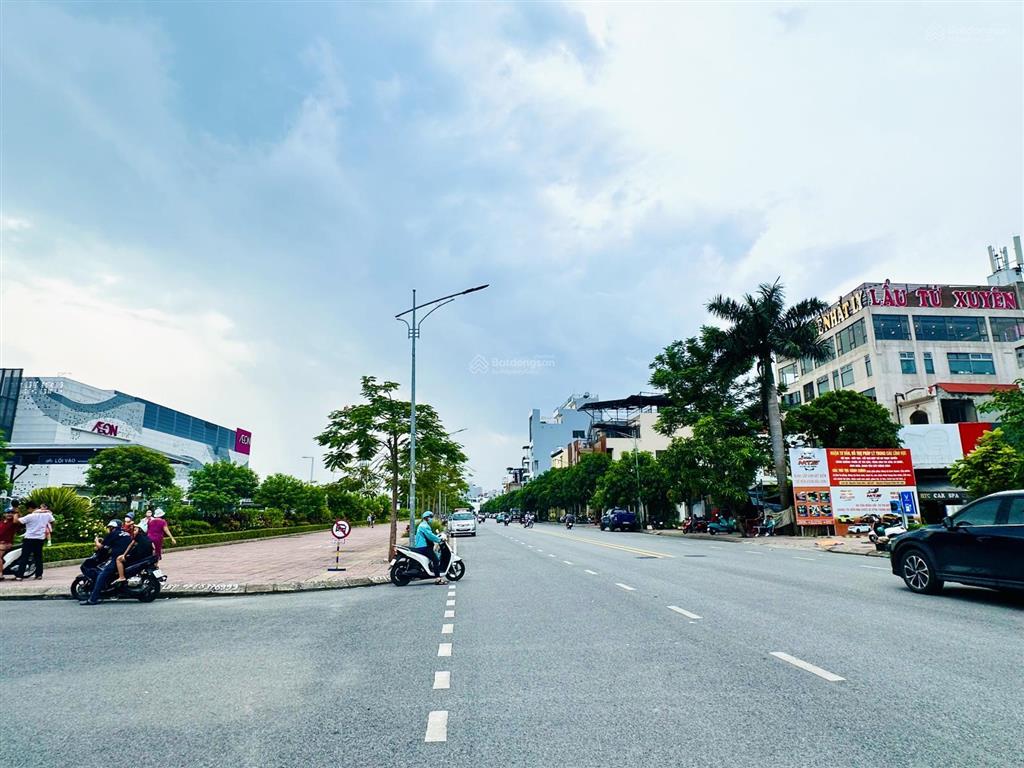 Bán nhà 143m2 mặt đường 24m đối diện aeon mall hp  mt 5m chỉ 125tr/m2 kinh doanh sầm uất mọi spdv