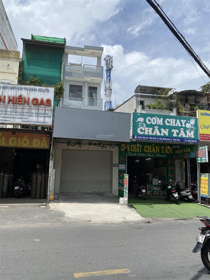 Bán nhà mtkd 323 tân kỳ tân quý, 4*22, 1 trệt, 2 lầu, sân thượng, sân đậu xe hơi