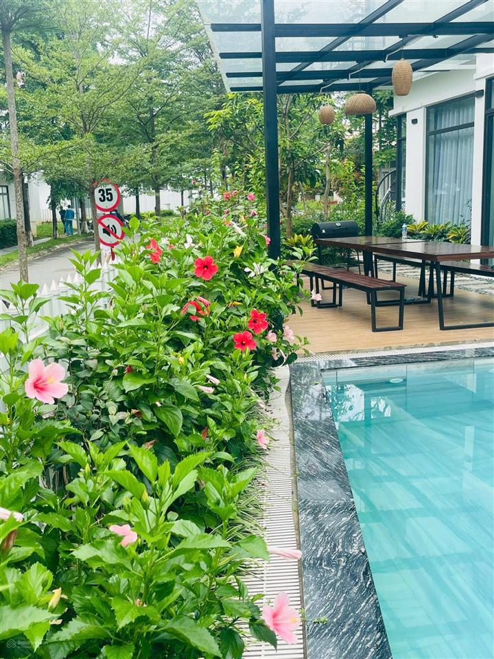 Chỉ 20 triệu/tháng thuê ngay biệt thự xanh villas 1, 4 phòng ngủ, có bể bơi riêng