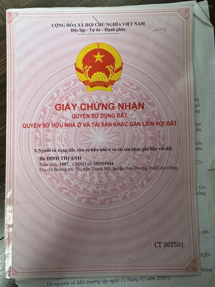 Đất ở đô thị giá ngộp , sổ sẵn , ngay trung tâm hành chính thạnh mỹ, gần tthc mới lâm đồng, sân bay