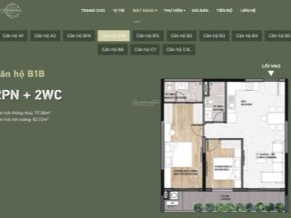 Chính chủ 2pn elysian view sông + ban công rộng + vườn treo + chỗ đậu xe