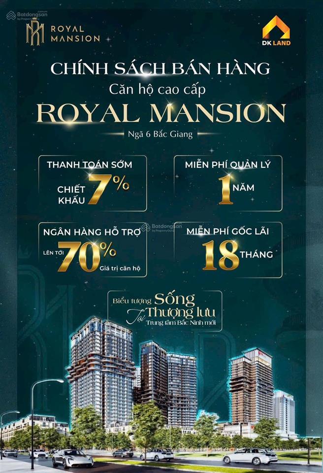 Bán căn hộ chung cư royal mansion