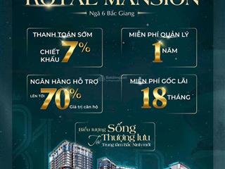 Bán căn hộ chung cư royal mansion