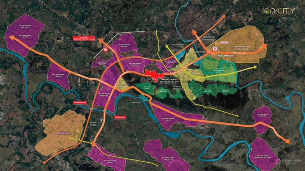 Hàng đợt 1 ion city nội hoàng thành phố kinh tế đêm nội hoàng đón chào đại đô