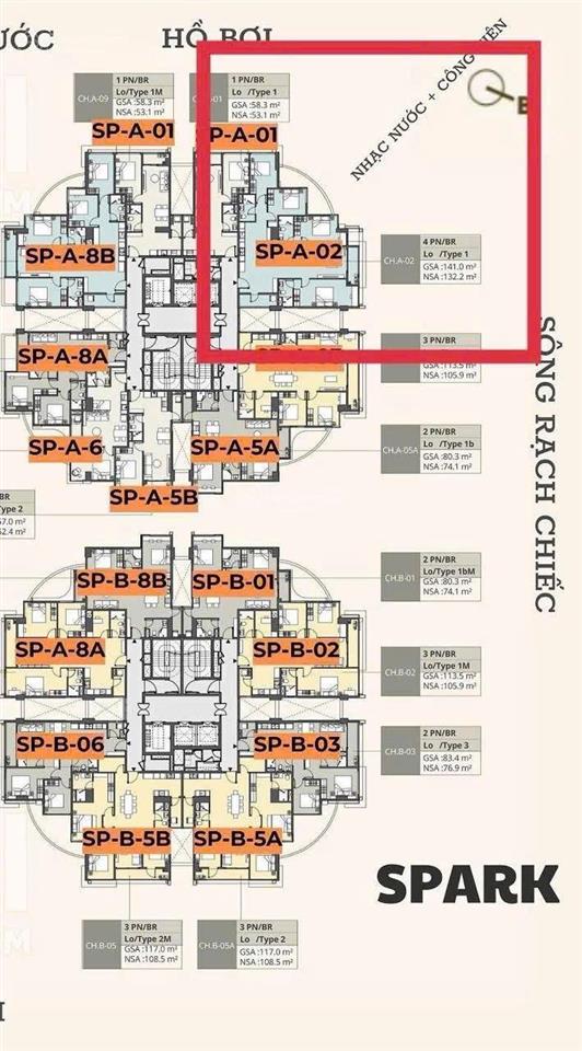 Bán căn hộ chung cư masteri grand view, 22,5 tỷ, 141 m2, view nhạc nước tầng cao tại quận 2
