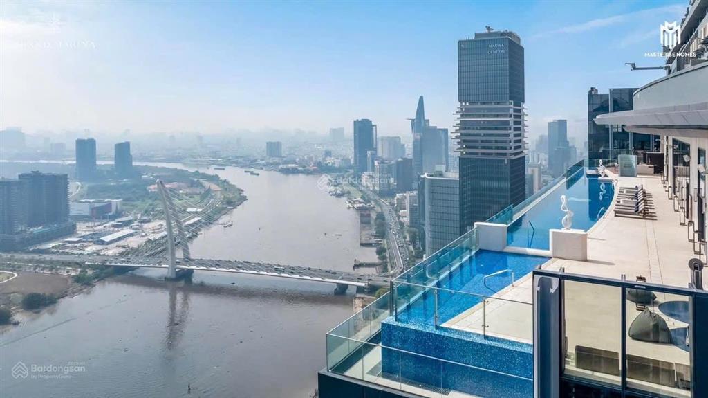 Bán cc grand marina saigon, đã có sổ, 1pn, view sông và cầu ba son 30 tỷ vnd, 62 m2,
