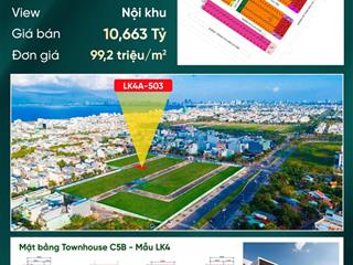 Futa kim phát, 10,66 tỷ, 107,5m2 view đẹp ở đường hoàng thị loan, đà nẵng