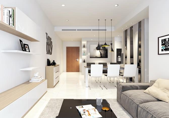 Bán căn hộ chung cư 2pn, 1wc tại rivera park sài gòn, 5 tỷ, 63m2, bao thuế phí sang tên