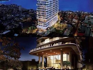 Bán căn hộ duplex five star westlake hồ tây  lô góc  view triệu đô. dt 290m  4pn + 3wc