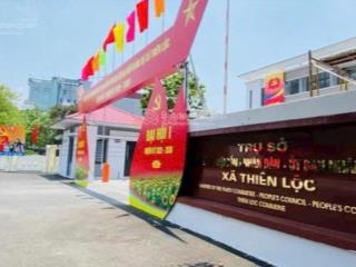 Đường ô tô tránh nhau  giáp trục võ văn kiệt  gần trung tâm hành chính xã thiên lộc và kcn btl