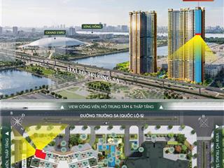 Lumiere y23005 "kiệt tác 3pn góc" tầng cao  tầm view panorama trọn vẹn global gate