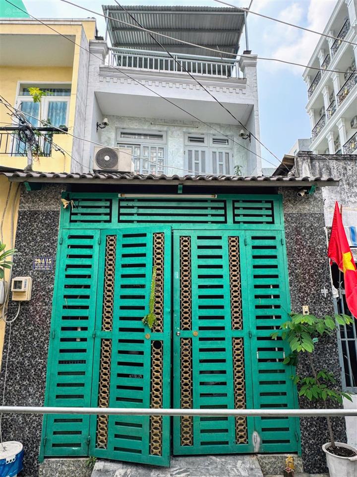 Đình nghi xuân, quận bình tân  4x13m  4 tầng (4pn)  hẻm 6m  ngay chợ 4 xã  5,35 tỷ