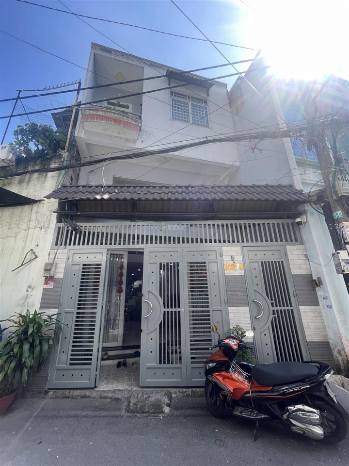 Bán nhà 3 tầng (3pn, 3wc)  59m2 tại trịnh đình trọng, phú trung, q.tân phú, hẻm 6m thông.