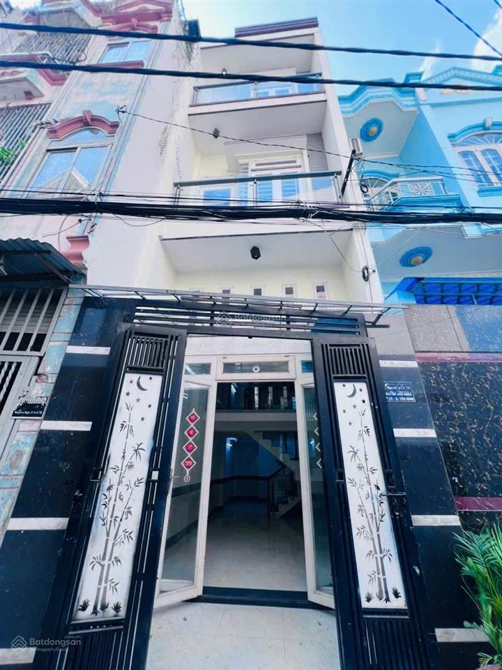 (new) không căn so sánh  huỳnh văn nghệ 4 tầng (3,5 x 11m) 5 phòng ngủ  hẻm xe hơi thông