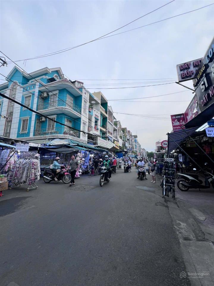 Mặt tiền kinh doanh chợ hạnh thông tây  90m2  4 tầng btct  dòng tiền 22 tr/ tháng  khu sầm uất