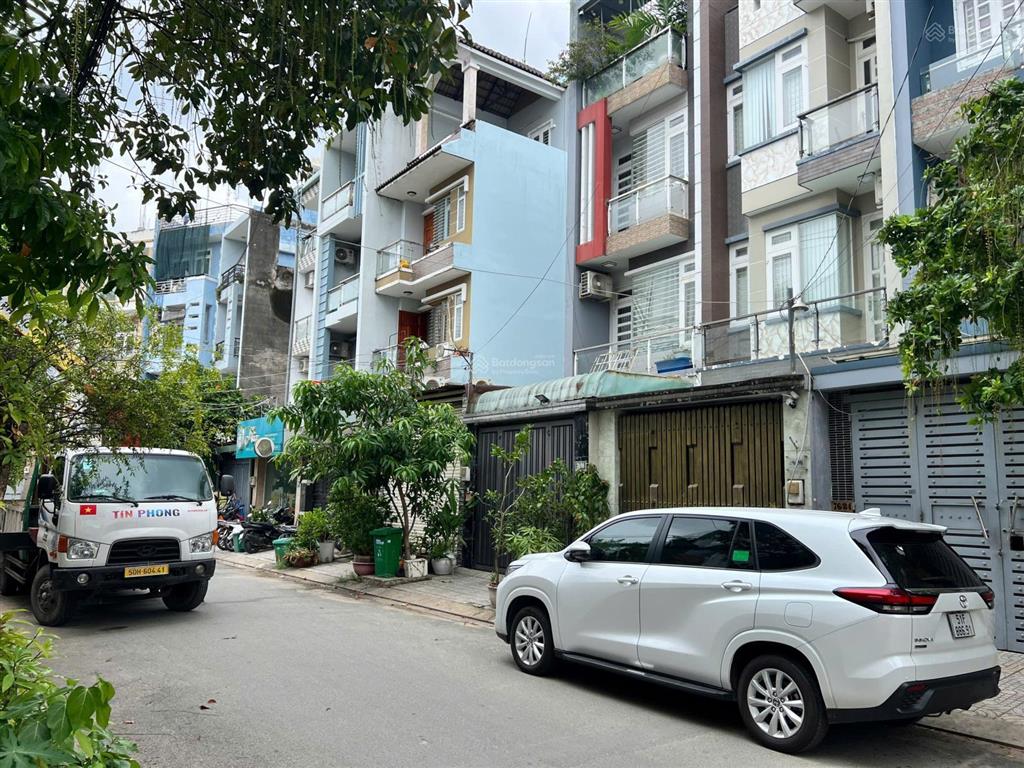 Siêu ngon  hẻm xe hơi 10m có lề  nhà dân xây 5 tầng đường số 59 gò vấp (75m2) x 5 tầng  9,2 tỷ