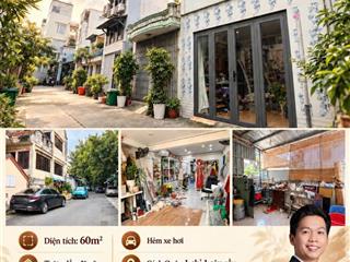 Hẻm ô tô giáp quận 1  đường ngô tất tố  61m2  sổ vuông a4  nhỉnh 110tr/m2  chỉ 7.1 tỷ