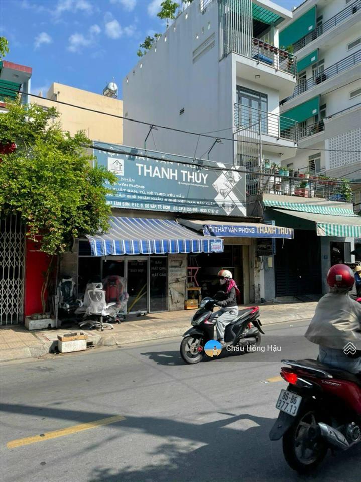 Góc 2 mặt tiền trần bá giao, p5, 8m x 25m, gpxd hầm lửng 7 lầu st, giá 22 tỷ tl